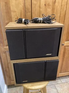 Pair Bose 201 Series III Direct Reflecting Bookshelf Speakers Wood Grain Tested - Picture 1 of 4