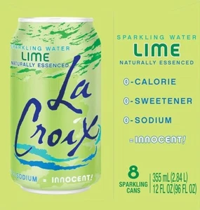 Agua con gas Lacroix, cal clave, 12 fl oz (paquete de 8) - Imagen 1 de 6