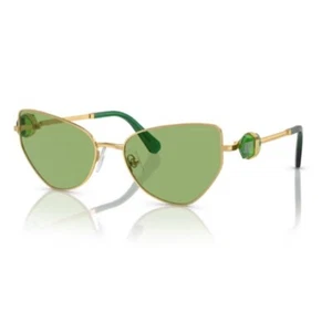 Swarovski Sonnenbrille SK7003 4004/2 57-18-130 Damen gold grüne Gläser - Bild 1 von 4