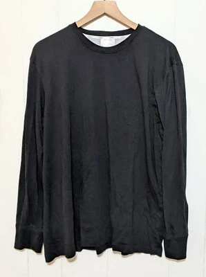 Jockey Shirt Mens XL Black Long Sleeve Crew Neck Tee T-Shirt Casual Cotton Modal - Image 1 of 4