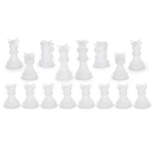 Chess Mold for Resin Silicone Chess Resin Mold Chess Crystal Epoxy Casting7413 - Picture 1 of 6