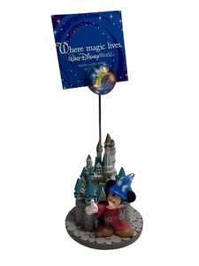 DISNEY MICKEY Magic Hat CINDERELLA'S CASTLE & Tinkerbell 6” PICTURE HOLDER New - Picture 1 of 10