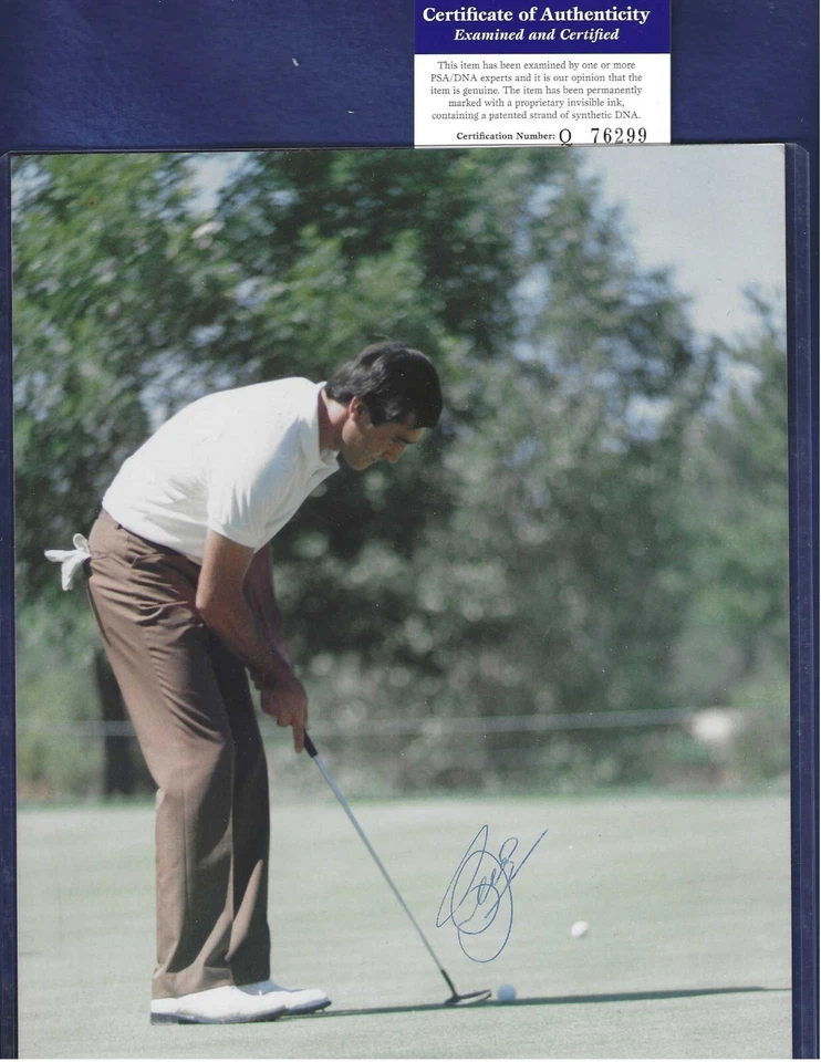 Seve Ballesteros Autographed 8x10 Photo Professional Golf Great PSA COA - Image 1 of 1
