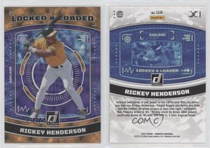 2023 Panini Donruss Locked & Loaded /999 Rickey Henderson #LL6 HOF