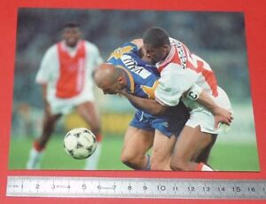 PHOTO L'EQUIPE FOOTBALL FINALE CHAMPIONS LEAGUE 1996 JUVENTUS AJAX VIALLI