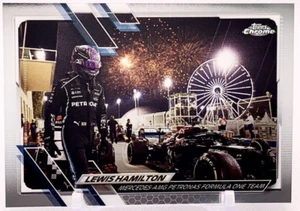 Lewis Hamilton 2021 Topps Chrome Formula 1 #56 F1 Mercedes-AMG - Picture 1 of 2