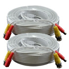 Acelevel Premium 100Ft Bnc Extension Cables For Mace Systems - 2 Pack (White)