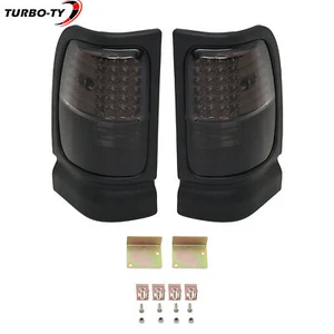 LH&RH For Dodge Ram Truck 1500 2500 3500 1994-2001 LED Tail Light Black Housing - Picture 1 of 14