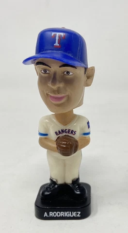 Alex Rodriguez MLB Baseball Mini Bobble Head Texas Rangers Post Cereal 2002 Cover