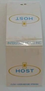HOST INTERNATIONAL Matchbook - Picture 1 of 1
