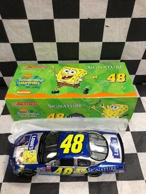 Jimmie Johnson #48 Lowe's / SPONGE BOB '03 Monte Carlo 1:24 P/N 104525 of 15,672 - Image 1 of 4