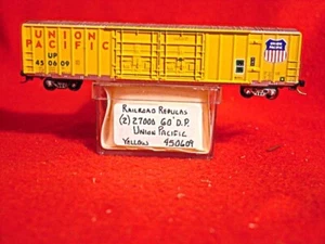MTL 27000 x 2 U.P. (CUSTOM Lt.wthr) 60' DP Rib Side Box Car #450609 'MINT' N-SCALE - Bild 1 von 4