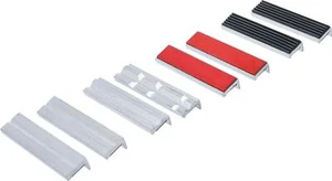 BGS Schraubstock-Schutzbacken-Satz | Aluminium | 125 mm | 8-tlg. - Bild 1 von 4