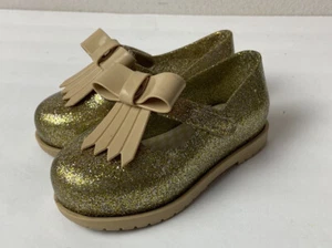 mini melissa glitter Little girls shoes size US 7 - Picture 1 of 5