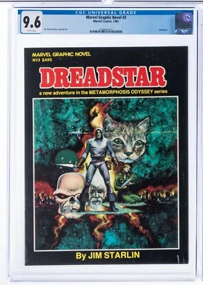 DREADSTAR (Marvel Graphic Novel #3, 1982) CGC 9.6  White Pages Jim Starlin story - Image 1 of 4