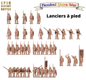 Hundred Years War Lancers Set (3D PRINTED) - Picture 1 of 2