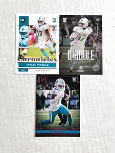 JAYLEN WADDLE LOT OF 3 2021 Panini PINK SP RC + Luminance RC + Chronicles RC! - Picture 1 of 4