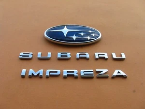 08 09 2008 2009 SUBARU IMPREZA SEDAN REAR EMBLEM LOGO BADGE SIGN SYMBOL A43260 - Picture 1 of 9