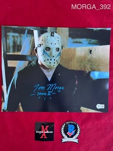 TOM MORGA AUTOGRAPHED SIGNED 11x14 PHOTO! FRIDAY THE 13TH JASON VOORHEES BECKETT - Picture 1 of 5
