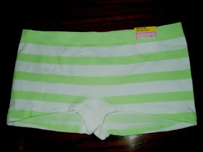 BRAGAS CORTAS JENNI NYLON POLI SPANDEX BOYS NUEVAS CON ETIQUETAS lima/raya blanca Foto 1 de 2
