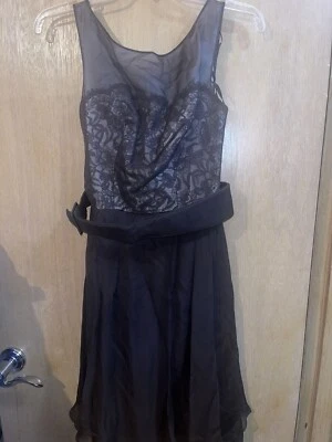 Womens Size Small Brown Mocha Holiday Prom Formal Short Dress - Image 1 of 4