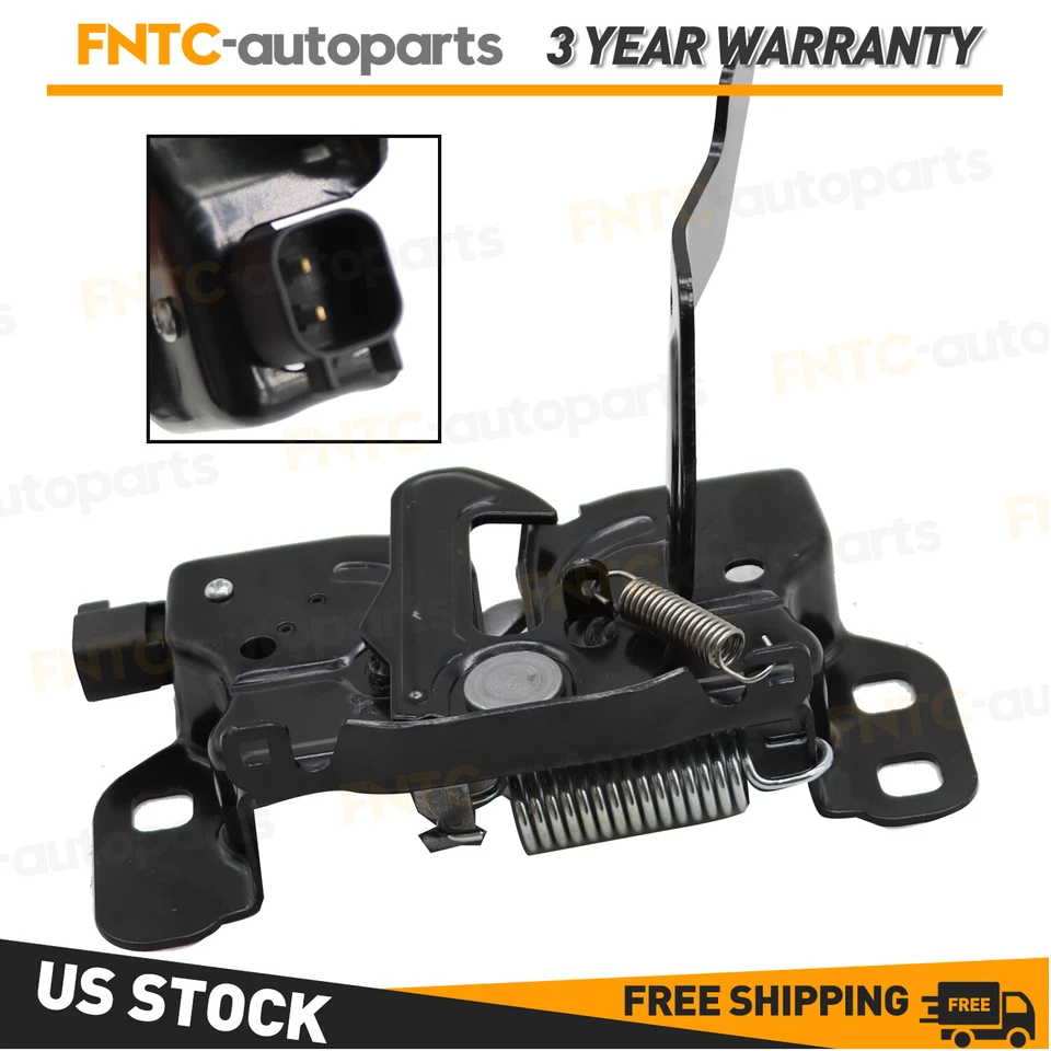 For 2014-2019 RAM 1500 For 2014-2015 RAM 2500 With Remote Start Hood Lock Latch - Imagem 1 de 4