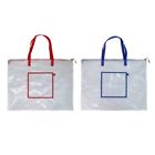 Mesh Plastic Project Bag Poster Bag for Artwork and Sketchbook Art Supplies