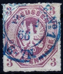 == AD Preussen Mi. 19a gest. K2, Kat. 55€ == - Imagen 1 de 1