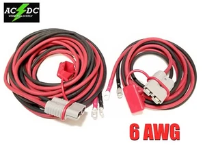 6 GAUGE 24 FT & 8 FT UNIVERSAL QUICK CONNECT WIRING KIT, TRAILER MOUNTED WINCH - Picture 1 of 2