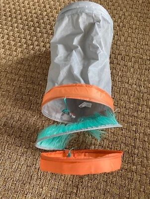 SmartyKat Fringe Frenzy 3-In-1 Play Hide Zoom 9" x 20" Cat Chute Tunnel Toy - Image 1 of 4