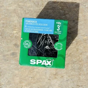 SPAX #10 x 3 in. Exterior Trim Head Stainless Steel Wood Deck Screws Powerdeck - Picture 1 of 3