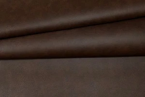 VINYL PLUS DARK BROWN Faux Leather Pleather Indoor Outdoor FABRIC BY YARD 54"W - Picture 1 of 3