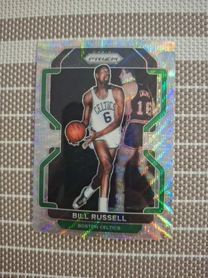 2021-22 Panini Prizm - Bill Russell #254 Silver Wave Prizm - Image 1 of 2