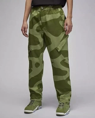 Calça Jordan Masculina Essentials Chicago Cargo Verde Camuflagem Baggy FD7455-340 Tamanho XL - Imagem 1 de 4