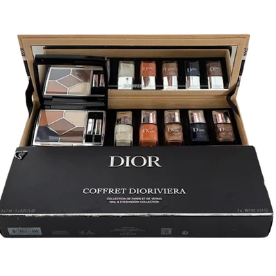 DIOR DIORIVIERA COFFRET SET Limited Edition-Eyeshadow Palette & Nail Polish BNIB - Image 1 of 4