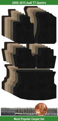 Juego de alfombrillas Lloyd Custom Ultimat para Audi TT Quattro 2000-2015 (5 piezas) #GK Foto 1 de 4