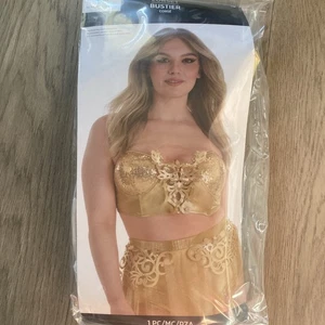 Corsé dorado glamuroso para mujer 2XL PLUS - Imagen 1 de 3