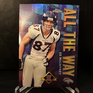 2001 Topps Chrome Own The Game Refractor All The Way Ed McCaffrey #AW7 - Picture 1 of 2