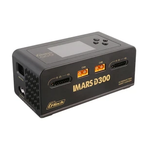 GensAce iMars D300 G-Tech Dual Lader schwarz, 2x 16A, 12V oder 230V, LiPo/LiFe - Bild 1 von 4