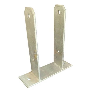 Staffa da avvitare porta pilastro aperto per travi in legno per fissaggio morali - Immagine 1 di 2