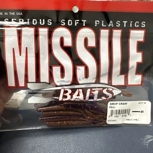 Cebos de misiles Drop Craw PB&J 3 paquetes de 15 Ea - Imagen 1 de 10