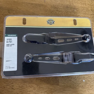 Juego de palancas ranuradas corte borde negro Harley-Davidson 08-13 Touring B1 Foto 1 de 4