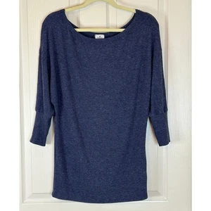 Evereve Michael Stars blaues Strickoberteil Dolmanärmel Relaxed Fit Damen - Bild 1 von 11