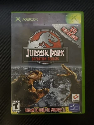 Jurassic Park: Operation Genesis (Microsoft Xbox, 2003) CIB Complete W/ Manual - Image 1 of 4