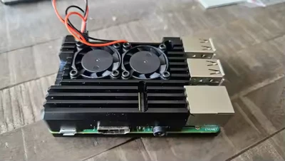 Raspberry Pi 4 new aluminum alloy case with dual cooling fan - Image 1 of 2