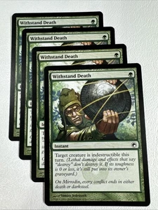 [X4 Playset] Withstand Death - NM/MINT Regular #34 Scars of Mirrodin MTG Magic - Picture 1 of 2