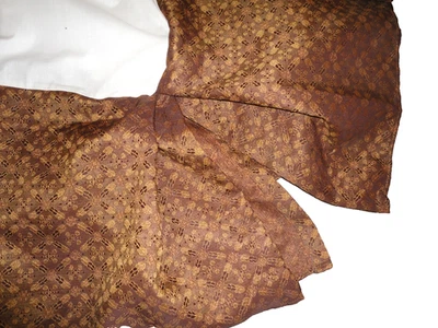 CROSCILL GALLERIA RED BROWN GOLD (1) QUEEN BEDSKIRT 15" SPLIT (NEW) - Image 1 of 4