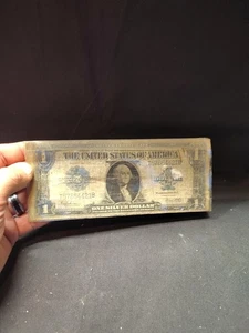 1923 $1 ONE DOLLAR “HORSE BLANKET” SILVER CERTIFICATE LARGE SIZE NOTE Blue Seal - Picture 1 of 24