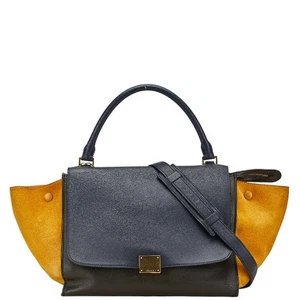 CELINE Trapeze Handbag Shoulder Bag 2WAY Women 【Used】 - Picture 1 of 7
