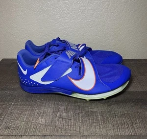 Size 9.5 Nike Air Zoom Elite LJ Long Jump Racer Blue Track Spikes Men CT0079-400 - Picture 1 of 7